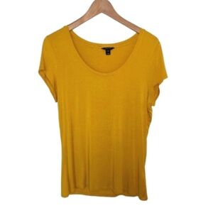 2X15$ New Yellow Women's Top Size Medium Rw&Co.
